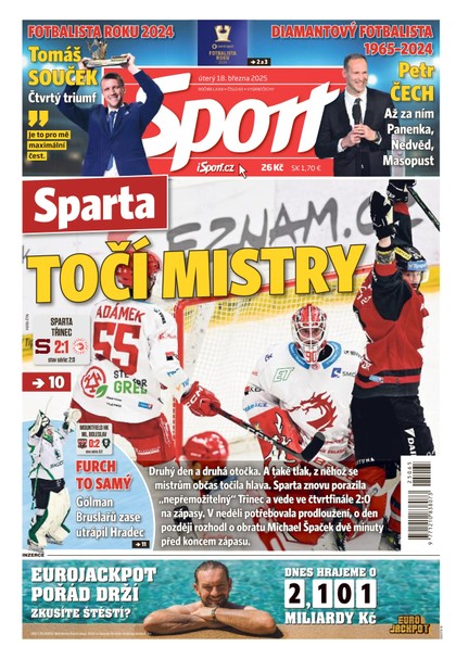 E-magazín Sport - 18.03.2025 - CZECH NEWS CENTER a. s.