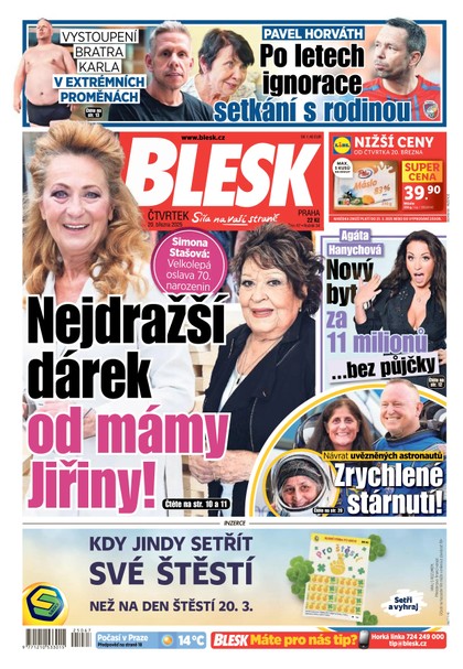 E-magazín Blesk - 20.03.2025 - CZECH NEWS CENTER a. s.