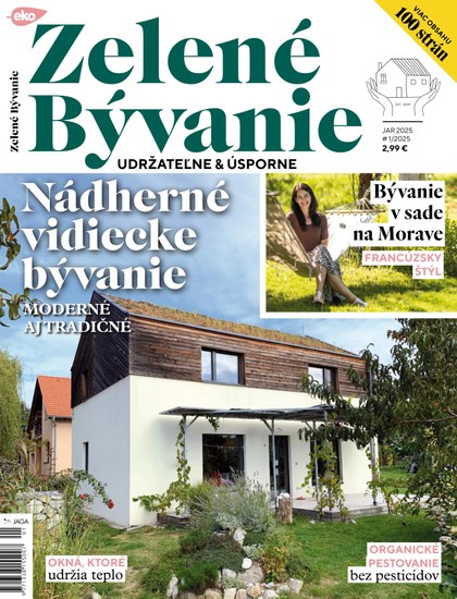 E-magazín Zelené bývanie 2025 01 - JAGA GROUP, s.r.o. 