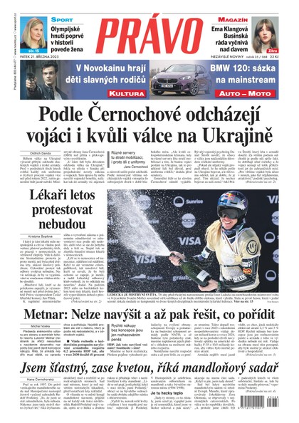 E-magazín Deník Právo - 21.3.2025 - Borgis, a.s.