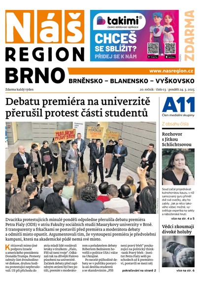 E-magazín Náš Region - Brno 13/2025 - A 11 s.r.o.