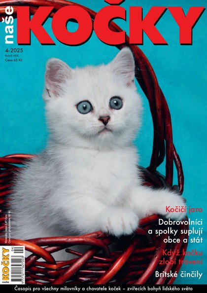 E-magazín Naše kočky, 04-2025 - Nakladatelství Minerva CZ, s. r. o.