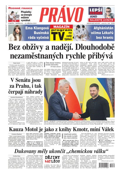 E-magazín Deník Právo - 22.3.2025 - Borgis, a.s.