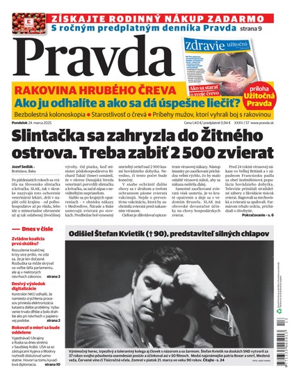E-magazín Denník Pravda 24. 3. 2025 - OUR MEDIA SR a. s.