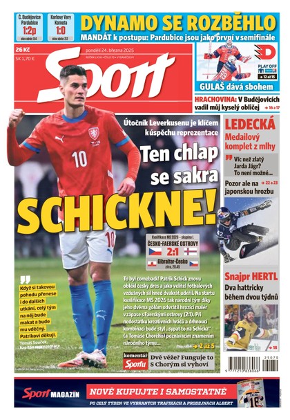 E-magazín Sport - 24.03.2025 - CZECH NEWS CENTER a. s.