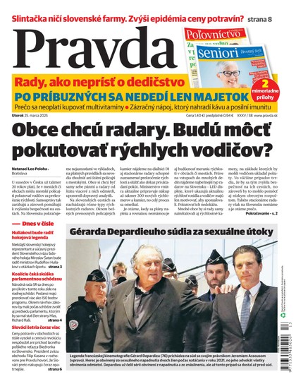 E-magazín Denník Pravda 25. 3. 2025 - OUR MEDIA SR a. s.