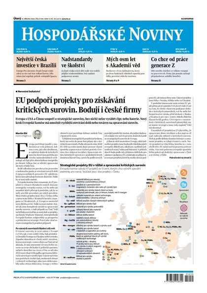 E-magazín HN 059 - 25.3.2025  - Economia, a.s.