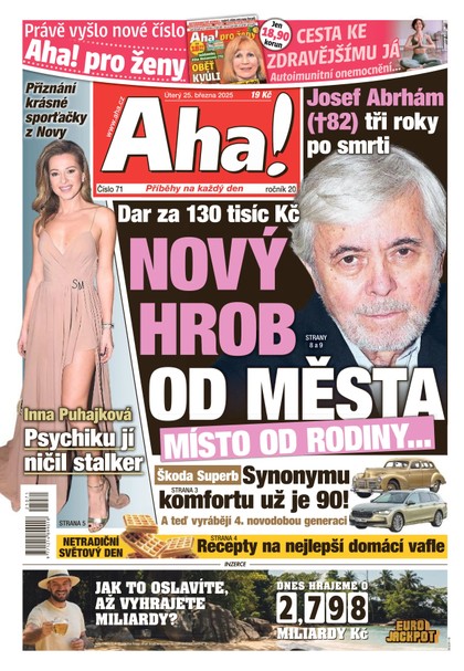 E-magazín AHA! - 25.03.2025 - CZECH NEWS CENTER a. s.