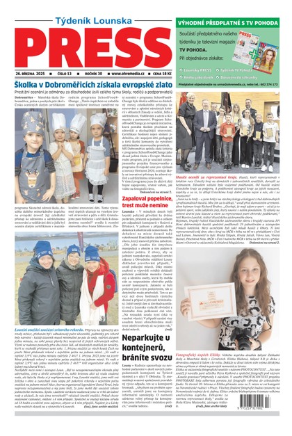 E-magazín Lounský Press 13/25 - Ohře Media