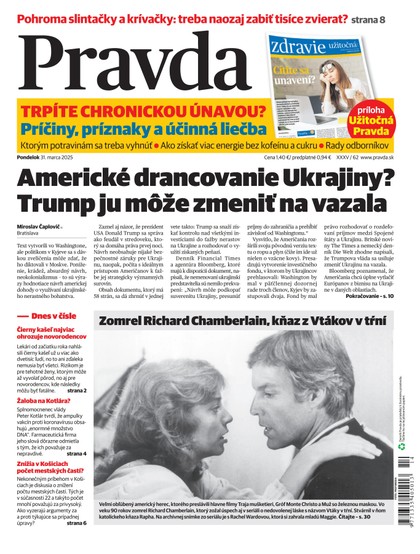 E-magazín Denník Pravda 31. 03. 2025 - OUR MEDIA SR a. s.