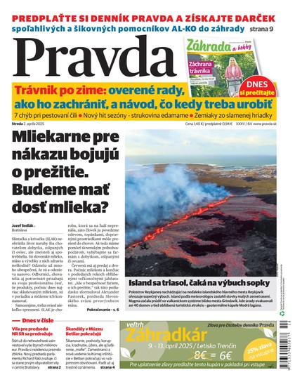 E-magazín Denník Pravda 02. 04. 2025 - OUR MEDIA SR a. s.