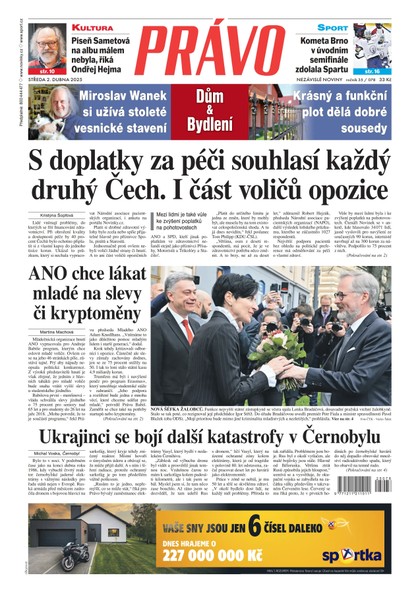 E-magazín Deník Právo - 2.4.2025 - Borgis, a.s.