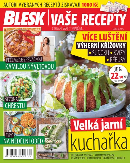 E-magazín BLESK VAŠE RECEPTY - 4/2025 - CZECH NEWS CENTER a. s.