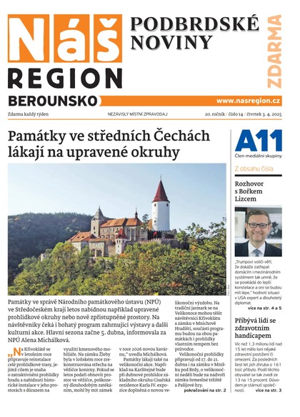 E-magazín Náš Region - Berounsko 14/2025 - A 11 s.r.o.