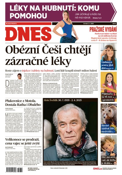 E-magazín MF DNES - 03.04.2025 - MAFRA, a.s.