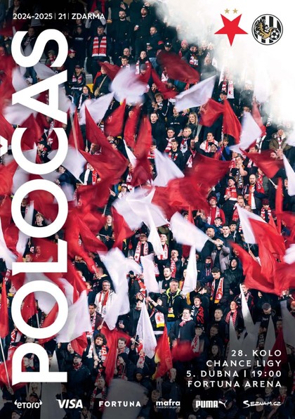 E-magazín Poločas 2024/25 č.21 Slavia – Hradec  - SK Slavia Praha