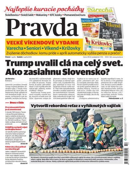 E-magazín Denník Pravda 4. 4. 2025 - OUR MEDIA SR a. s.