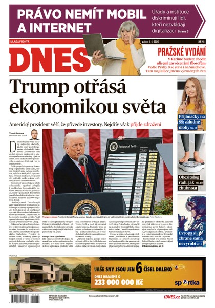 E-magazín MF DNES - 04.04.2025 - MAFRA, a.s.
