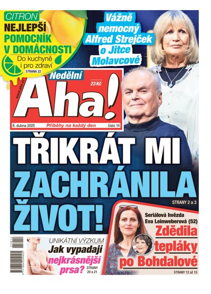 E-magazín NEDĚLNÍ AHA! - 06.04.2025 - CZECH NEWS CENTER a. s.