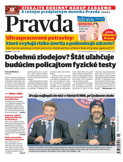 E-magazín Denník Pravda 7. 4. 2025 - OUR MEDIA SR a. s.
