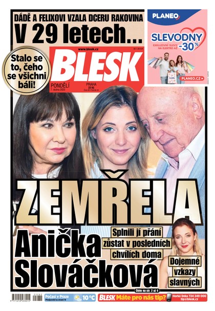 E-magazín Blesk - 07.04.2025 - CZECH NEWS CENTER a. s.
