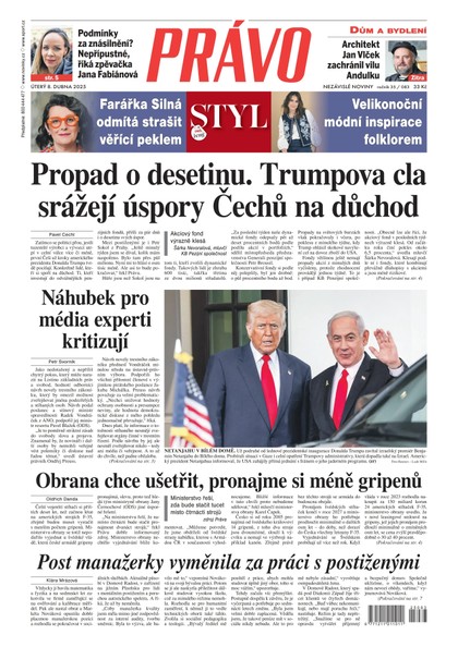 E-magazín Deník Právo - 8.4.2025 - Borgis, a.s.