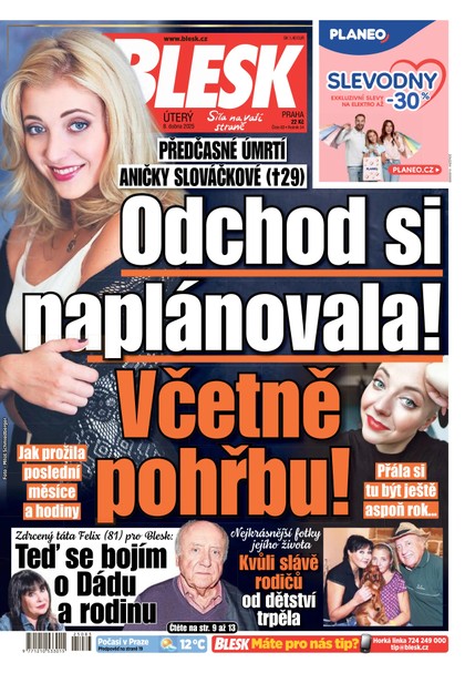 E-magazín Blesk - 08.04.2025 - CZECH NEWS CENTER a. s.