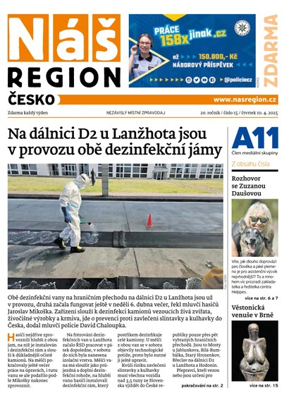 E-magazín Náš Region - Česko 15/2025 - A 11 s.r.o.