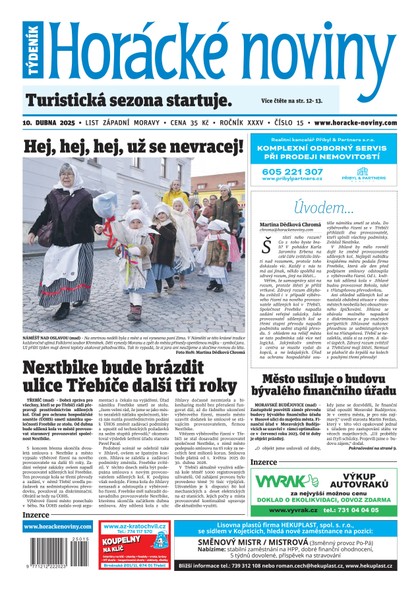 E-magazín Horácké noviny 15/2025 - Horácké noviny