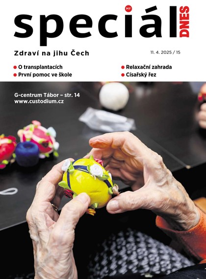 E-magazín Magazín DNES Speciál Magazín DNES Speciál Jižní Čechy - 11.04.2025 - MAFRA, a.s.