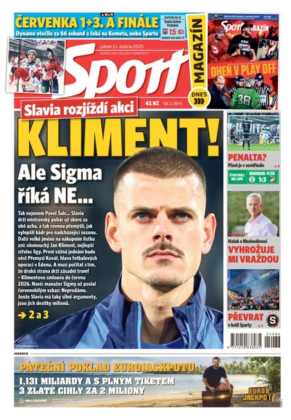 E-magazín Sport - 11.04.2025 - CZECH NEWS CENTER a. s.