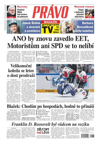 E-magazín Deník Právo - 12.4.2025 - Borgis, a.s.