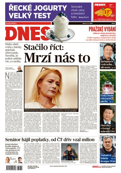 E-magazín MF DNES - 15.04.2025 - MAFRA, a.s.