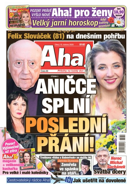 E-magazín AHA! - 15.04.2025 - CZECH NEWS CENTER a. s.