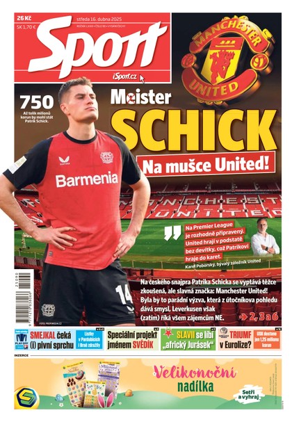 E-magazín Sport - 16.04.2025 - CZECH NEWS CENTER a. s.