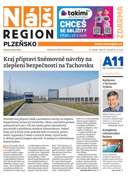 E-magazín Náš Region - Plzeňsko 16/2025 - A 11 s.r.o.