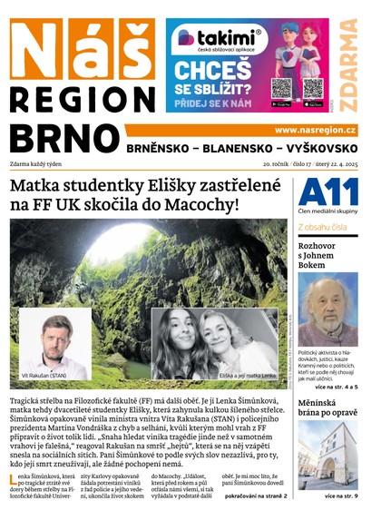 E-magazín Náš Region - Brno 17/2025 - A 11 s.r.o.
