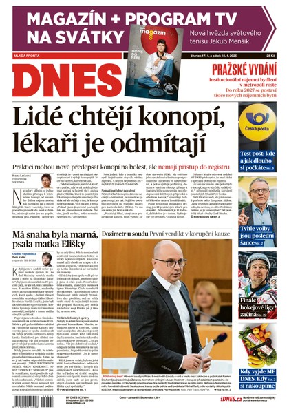 E-magazín MF DNES - 17.04.2025 - MAFRA, a.s.