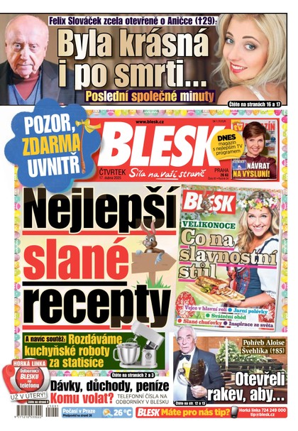 E-magazín Blesk - 17.04.2025 - CZECH NEWS CENTER a. s.