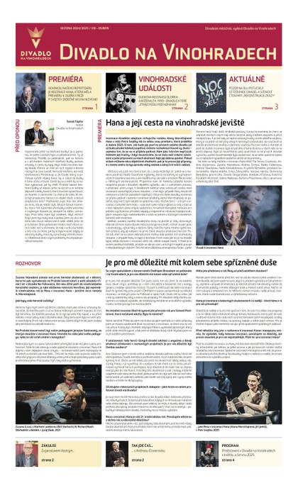 E-magazín HN 076 - 17.4.2025 Divadlo na Vinohradech - Economia, a.s.