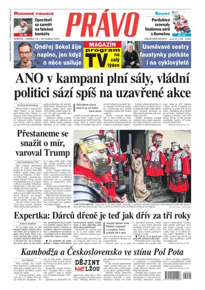 E-magazín Deník Právo - 19.4.2025 - Borgis, a.s.