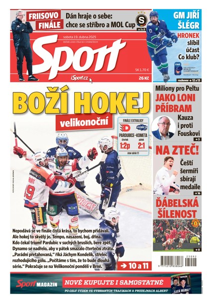E-magazín Sport - 19.04.2025 - CZECH NEWS CENTER a. s.