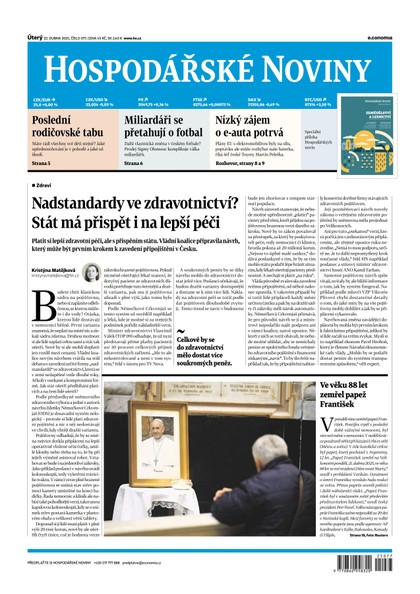 E-magazín HN 077 - 22.4.2025 - Economia, a.s.