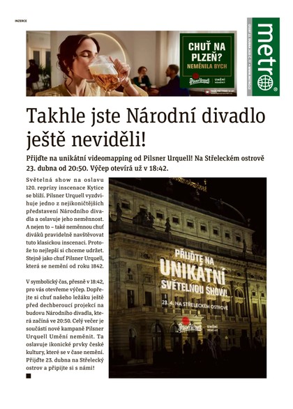 E-magazín METRO - 22.04.2025 - MAFRA, a.s.