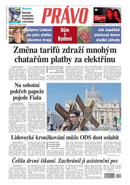 E-magazín Deník Právo - 23.4.2025 - Borgis, a.s.