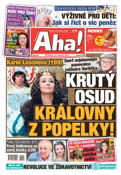 E-magazín AHA! - 23.04.2025 - CZECH NEWS CENTER a. s.