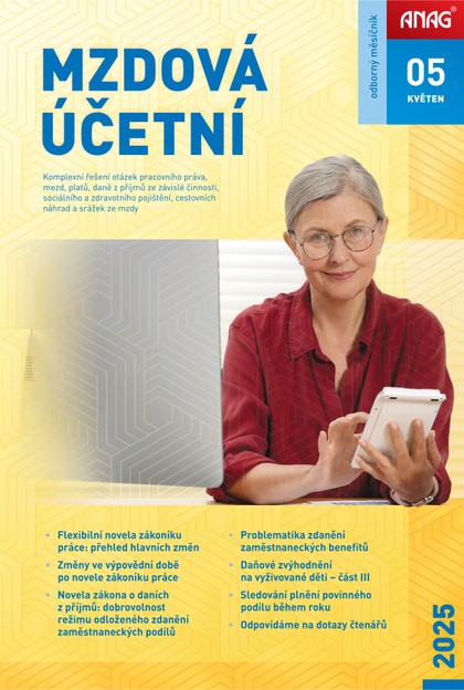 E-magazín Mzdová Účetní 5/2025 - ANAG, spol. s r.o.