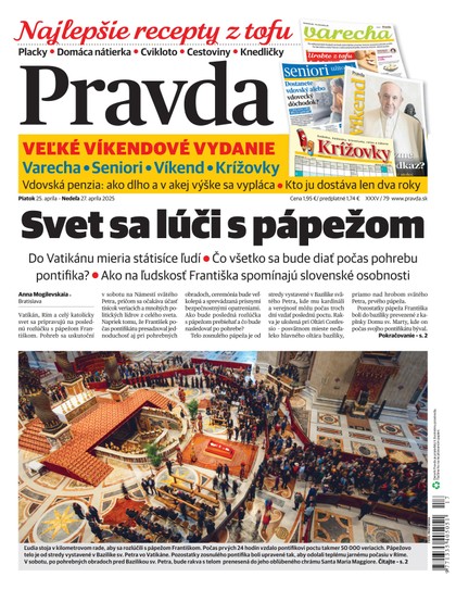E-magazín Denník Pravda 25. 04. 2025 - OUR MEDIA SR a. s.