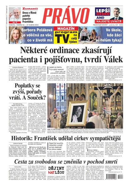 E-magazín Deník Právo - 26.4.2025 - Borgis, a.s.