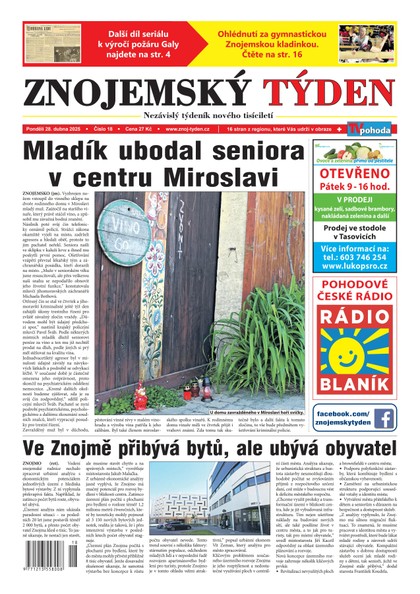 E-magazín Znojemský týden 18/2025 - Znojemský týden